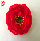Sztuczna Faux Silk rzeczywistym dotykowy Średnica 10cm Tea Rose Flower głowy