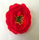 Sztuczna Faux Silk rzeczywistym dotykowy Średnica 10cm Tea Rose Flower głowy