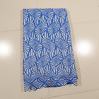 Niebieski Organza koronki haftowane tkaniny, odzież