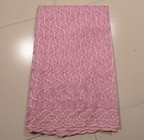 Różowy Organza koronki tkaniny, 130 - 135cm Szerokość