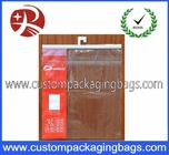 Odzież OPP / CPP Plastikowa torba wieszakowa z uszczelką do odzieży