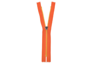 Długołańcuchowe 5 # Otwarty Żywica Wodoodporna Zipper C / E Automatyczna blokada Slider Pomarańczowy