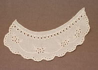 Ivory Peter Pan Handmade Biały 100 Cotton Crochet Lace Collar Bluzka dla