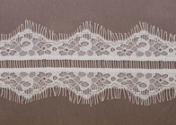 Spersonalizowane OEM Biały Wave Crochet Lace Cotton rzęs trymowania Fabric