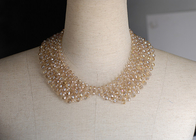 Dostosowane Pearl obroża na szyję łańcuch, biżuteria (naszyjniki paciorkami Ręcznie JNL0027)