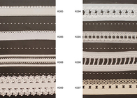 Drukowane tkaniny syntetycznej tkaniny przewodowej elastycznej koronki wstążki Odzież taśmowe
