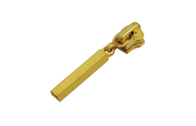 Żółty 3 # Mosiądz Metal odwracalny Suwak Suwak z auto-lock 36.5mm