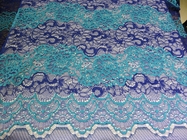 Piękna bawełniana tkanina nylonowa z koronki na podwórku z ekologicznym farbowaniem