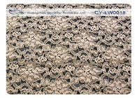 Elastyczna tkanina bawełniana Nylonowa tkanina koronkowa Elegancka anty-kurczliwa CY-LW0018