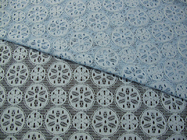 Royal Blue Cotton Nylonowa tkanina z koronki materiału dekoracyjnego w kształcie płatka śniegu