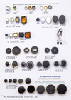 OEM ABS perłowe guziki / akrylowa przyciski rhinestone dla akcesoriów odzieżowych