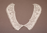 Ręcznie koronki Biały 100 Cotton Peter Pan Collar Crochet Motif na suknie