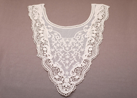 OEM Ivory haft ręczny Ruffle Crochet Lace Collar dla kobiet sukienki i koszulki z krótkim rękawem