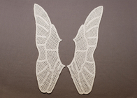 Butterfly Biała Bawełniana ręcznie Peter Pan Crochet Lace Collar Motif sukienki i bluzki