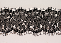 Lady OEM Czarny Wave Crochet Lace Cotton rzęs trymowania do tkanin