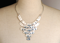 Spersonalizowane Hand Made srebrny kostium Biżuteria Ręcznie Naszyjniki dla kobiet