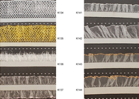Kolorowe dekoracyjne tkaniny Nylon Sheer Wired Elastic Lace Ribbon Spódnica Pasek