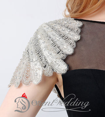 Sexy Hollow Cap Sleeve dla kobiet długie czarne suknie wieczorowe