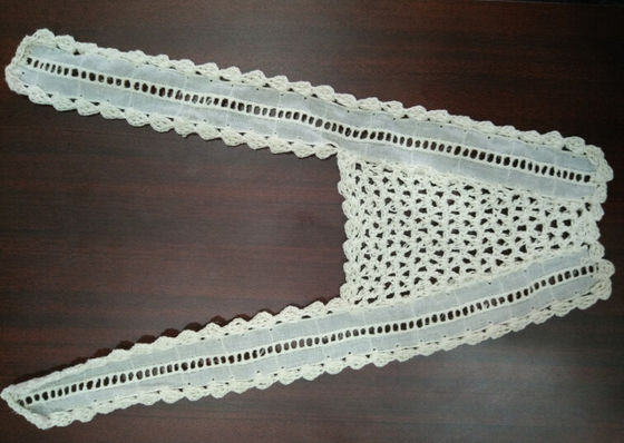 Handmade Haft Koronka tkaniny Trim, Spódnica Sukienka Koronka bawełniana Zgrabna