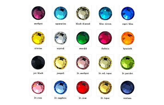 Kryształ Bling Rhinestone Odzież Akcesoria Flatback Pamiętnik Gems paznokci