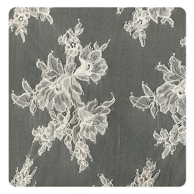 Kość słoniowa Chantilly Lace Tapicerka, Bridal Cream Cord Koronkowa tkanina
