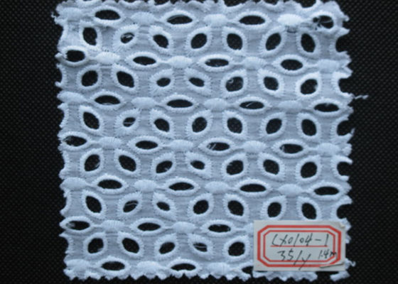 Haftowane oczko Lace Tapicerka do sukni ślubnej, Rozciągliwy Eco Friendly CY-CX0104-1