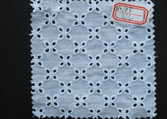 Lady Odzież 100% bawełny oczko Lace Tapicerka Eco Friendly OEM / ODM CY-CX0105