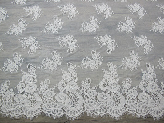 Corded Cotton Bridal Lace Tapicerka na Suknie ślubne CY-HB0478