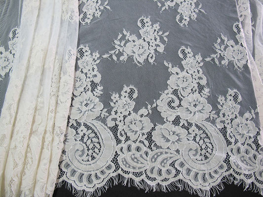 Corded Cotton Bridal Lace Tapicerka na Suknie ślubne CY-HB0478