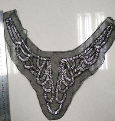 Dekoracyjne Kobiety Sukienka Handmade zroszony Collar, Pearl Collar