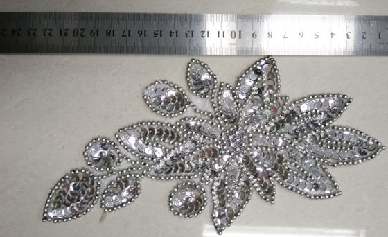 Liść Fashional Handmade paciorek Wzory Collar Koraliki wykonane w srebrze