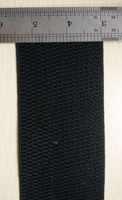 Czarny elastyczny parciany Nylon / Spandex Odzieży w 2,5 &quot;width