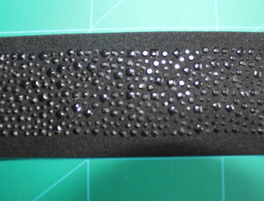 5cm czarne elastyczne pasy nylon i elastan Z Rhinestone