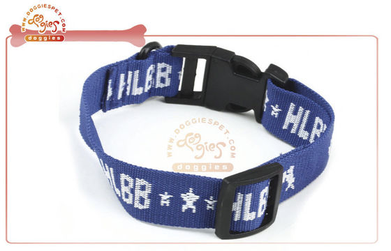 Indywidualne żakardowe Nylon parciany Dla Obroża personalizowane