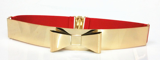 Cienki 2cm - 4cm elastyczne pasy tkaniny Pasy dla kobiet metalowej bownot