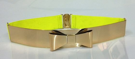 Cienki 2cm - 4cm elastyczne pasy tkaniny Pasy dla kobiet metalowej bownot