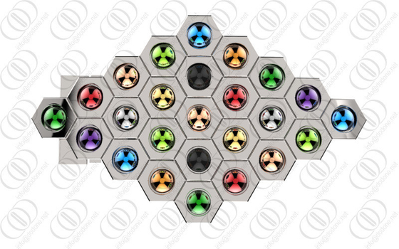 Stylowa Wymiana Stal Klamra Z Multi Color Akcenty