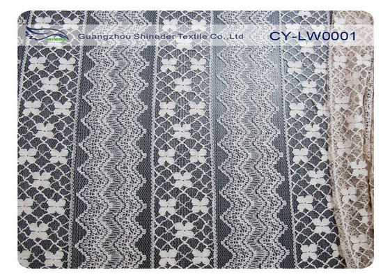 Sukienka bawełniana z nylonu Tkanina z koronki ekologicznej 30% nylon 70% bawełna CY-LW0001