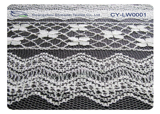 Sukienka bawełniana z nylonu Tkanina z koronki ekologicznej 30% nylon 70% bawełna CY-LW0001